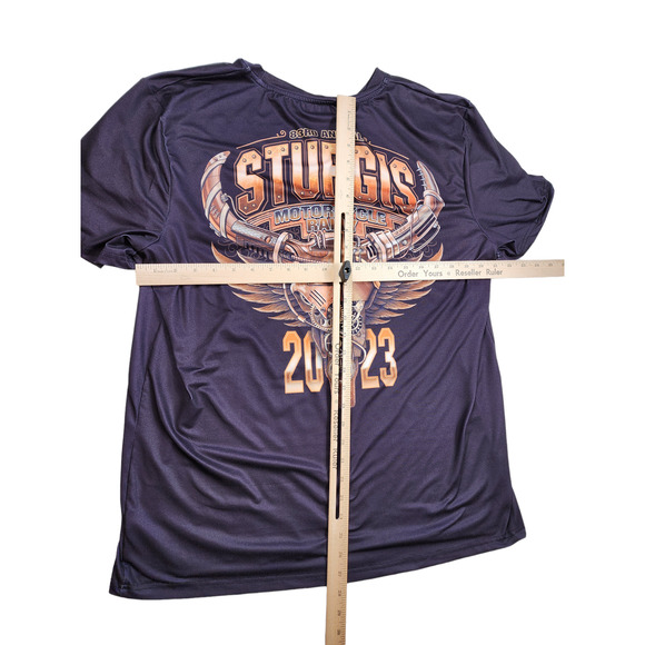 Sturgis T Shirt Men Large 2023 83rd Annual Motorcycle Rally Graphic Short Sleeve - Picture 2 of 8